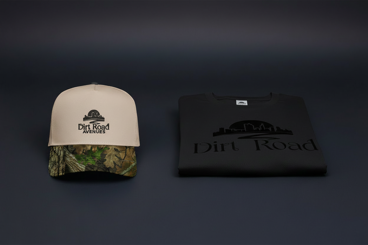 Natural Camo Wdlnd + Black Tee